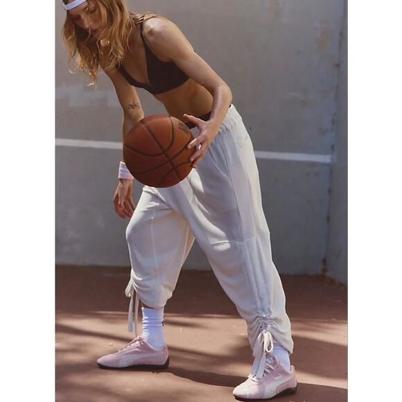 FP Movement by Free People Pants - Free People FP Movement Pirouette Pant Large White Harem Baggy Sweatpant NEW NWT